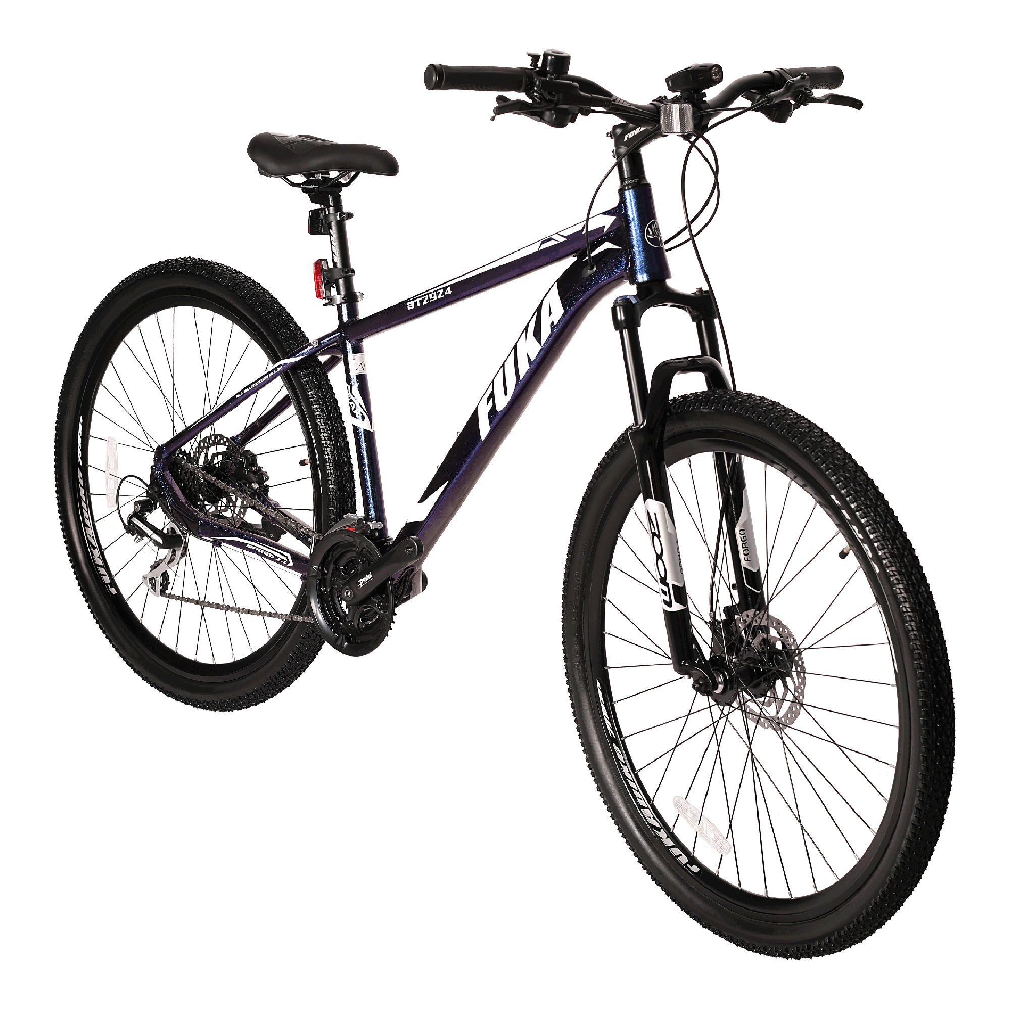 خرید دوچرخه کوهستان FUKA PEAK 29 - آبی هفت رنگ/سفید 2024 مناسب سربالایی متوسط